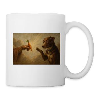 Carotte du Chien des Lumières - Mug blanc - blanc - Droite