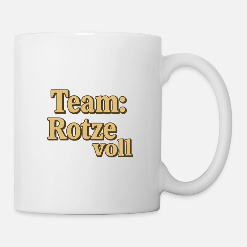 Lettrage complet Team Snot - Mug blanc - blanc