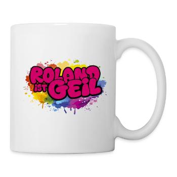 Roland Geil Farbexplosion Schlagersänger Concert - Mug blanc - blanc - Droite