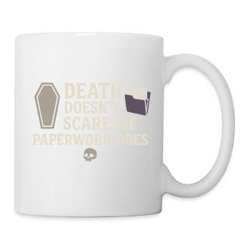 Cadavre Science Humour noir Mort Positif - Mug blanc - blanc - Droite