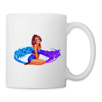 Music_is_My_Life - Tasse - Weiß - Rechts