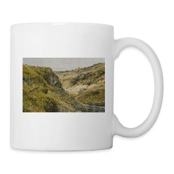 Desert River Valley Landscape - Mug - white - Right