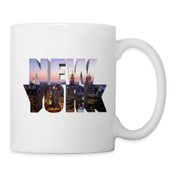 NEW YORK – The city in letters - Mug - white - Right