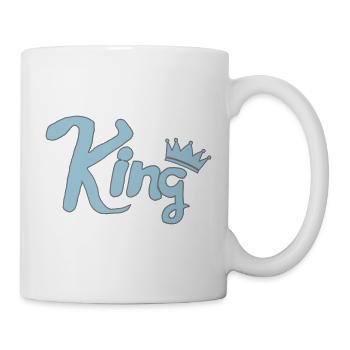 King Blue Crown - Mug - white - Right