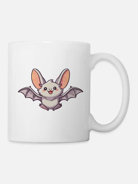 Fledermaus - Tasse - Weiß