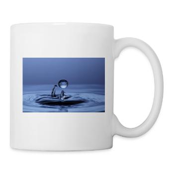 Abstrait liquide coloré - Mug blanc - blanc - Droite