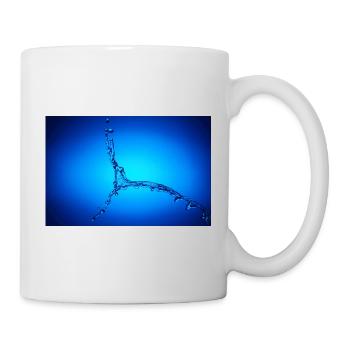 Blue Water Splash #2 - Mug - white - Right