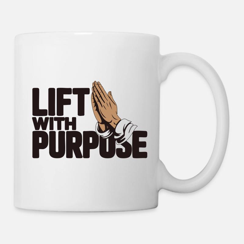 Lift With Purpose  - Mug - white