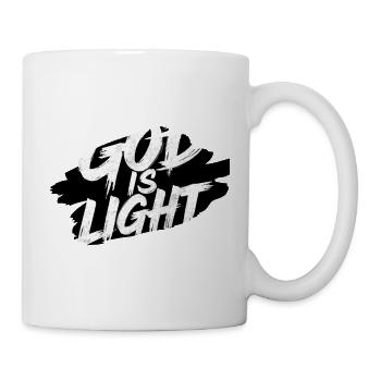Dieu est Lumière - Mug blanc - blanc - Droite