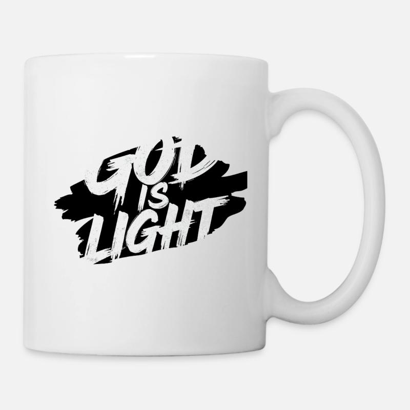 Dieu est Lumière - Mug blanc - blanc