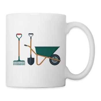Garten - Tasse - Weiß - Rechts