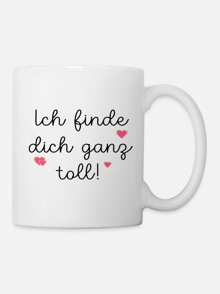 FREUNDSCHAFT TOLL FINDEN - Tasse - Weiß