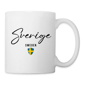 La fierté suédoise, fabriquée en Suède - Mug blanc - blanc - Droite
