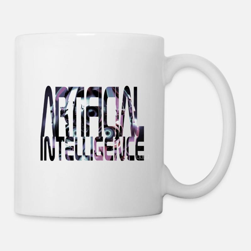 Intelligence artificielle - Mug blanc - blanc
