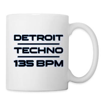 Detroit Techno 135 BPM - Mug - white - Right