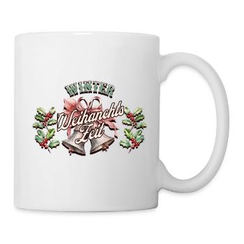 Winter Weihnachtszeit - Tasse - Weiß - Rechts