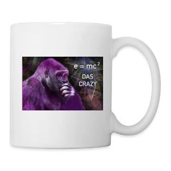 DAS Crazy Ja - Quantum Orangutan e mc2 Jugendwort - Tasse - Weiß - Rechts
