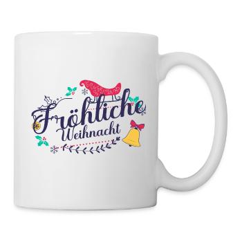 Fröhliche Weihnacht - Tasse - Weiß - Rechts