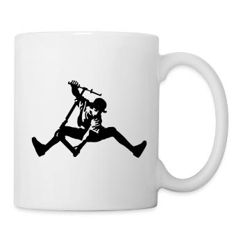 Scooter - Tasse - Weiß - Rechts