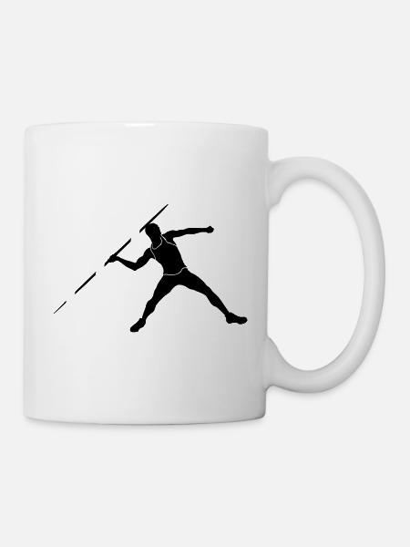 Speerwerfer - Tasse - Weiß