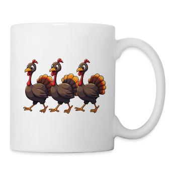 Thanksgiving Truthahn Baby - Tasse - Weiß - Rechts
