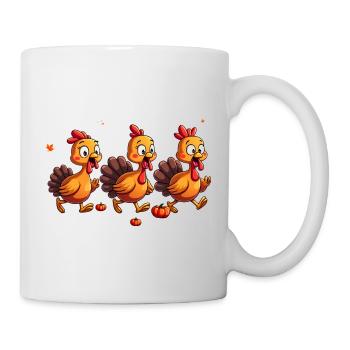Thanksgiving Truthahn Baby - Tasse - Weiß - Rechts