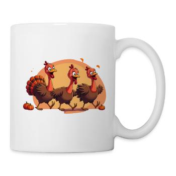 Thanksgiving Truthahn Baby - Tasse - Weiß - Rechts