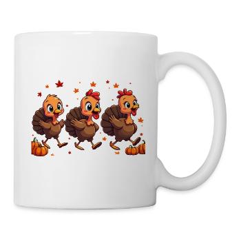 Thanksgiving Truthahn Baby - Tasse - Weiß - Rechts