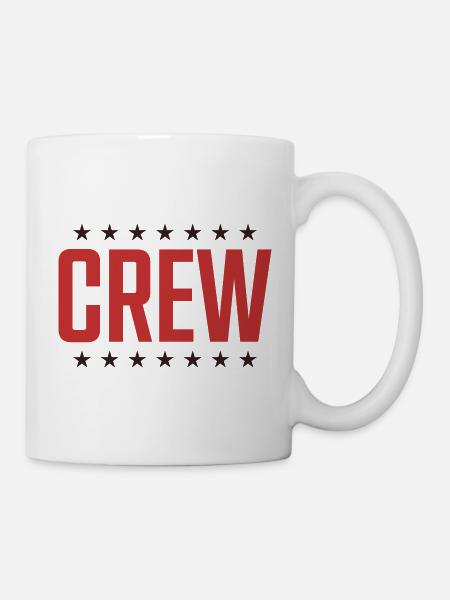 crew - Tasse - Weiß