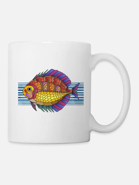 Fisch - Tasse - Weiß