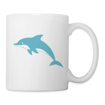 Dauphin Dauphins T-shirt Cadeau - Mug blanc - blanc - Droite