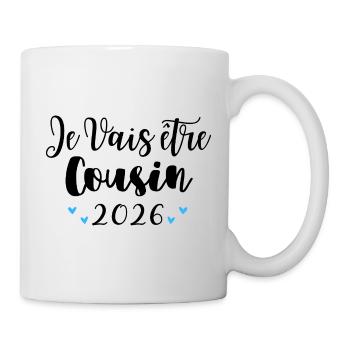 Je Vais Être Cousin 2026 Annonce Grossesse - Mug blanc - blanc - Droite