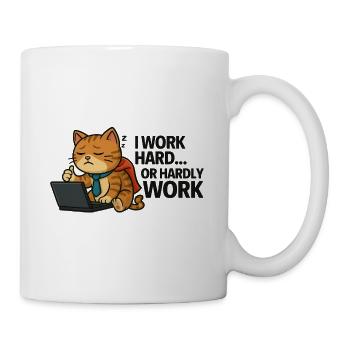 Cat Procrastinator at Work - Mug - white - Right