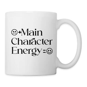 Main_Character_Energy_Positive_smile - Mug - white - Right