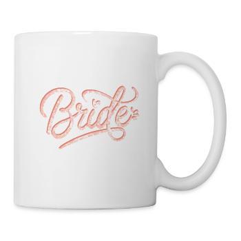 Police de paillettes de mariée - Mug blanc - blanc - Droite