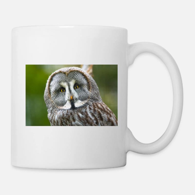 Mystische Nachteule - Tasse - Weiß