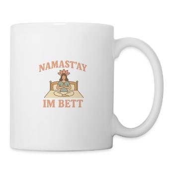 Namastay au lit - Mug blanc - blanc - Droite