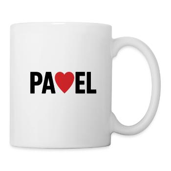 Padel Herz Logo - Tasse - Weiß - Rechts