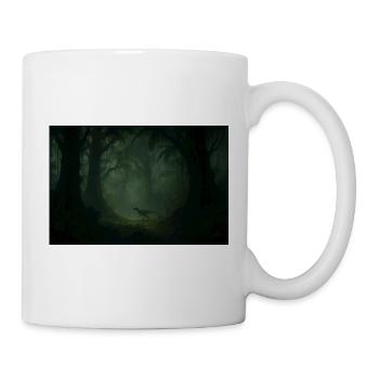 Dino in the cloud forest - Mug - white - Right