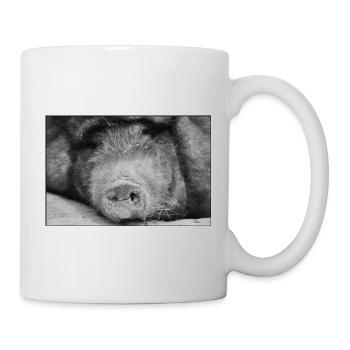 Schwein gehabt <3 - Tasse - Weiß - Rechts