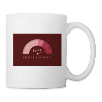 Let love lead the way - Tasse - Weiß - Rechts