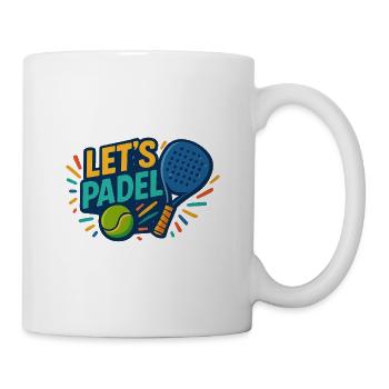 Le motif du padel laisse le padel - Mug blanc - blanc - Droite