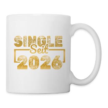Célibataire 2026 - Mug blanc - blanc - Droite