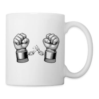 BE FREE [Black & White] - Mug blanc - blanc - Droite