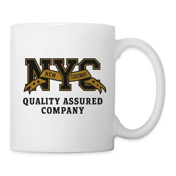 Vintage NYC College Varsity Logo Design - Mug - white - Right