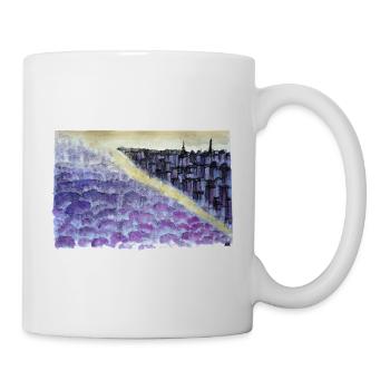 Purple City Dusk Overlook - Mug - white - Right