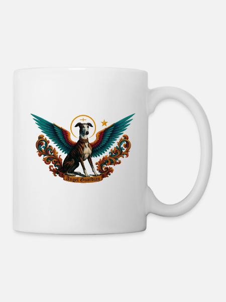 Ángel Guardián Nr5 Engelwächter-Hund - Tasse - Weiß