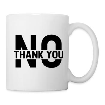 No Thank You - Mug - white - Right