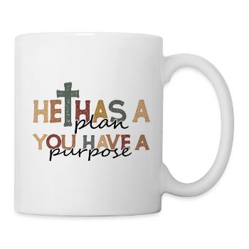 Christian Retro Faith Quote Design - Mug - white - Right
