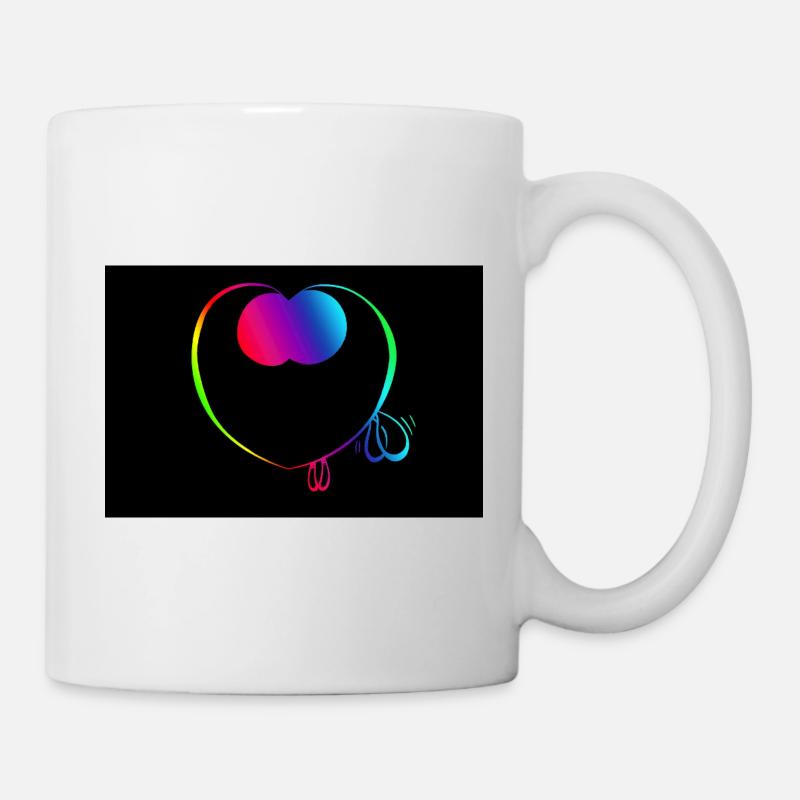 Filou trop mignon poster - Mug blanc - blanc